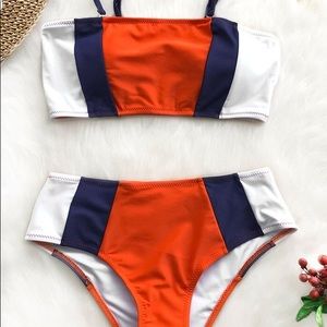 Cupshe colorblock bikini
